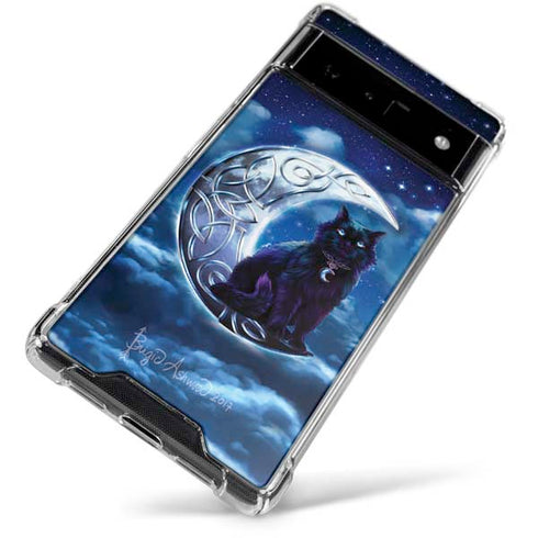 Brigid Ashwood Celtic Black Cat Google Pixel 6 Clear Case
